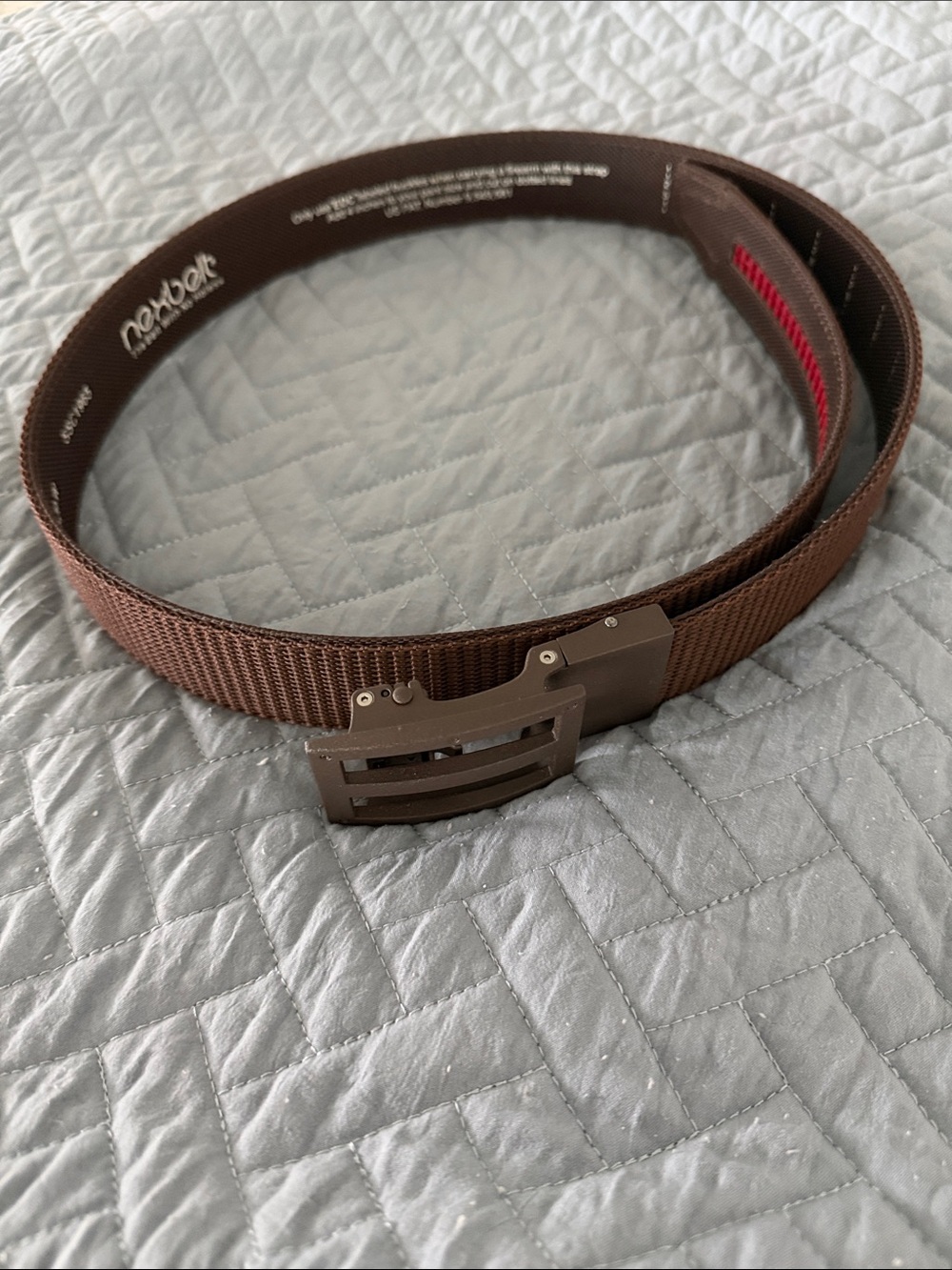 Brown Tactical Gun Belt with Metal Auto-Lock Buckle